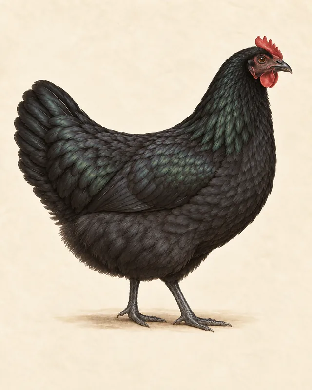 Illustrated Java hen